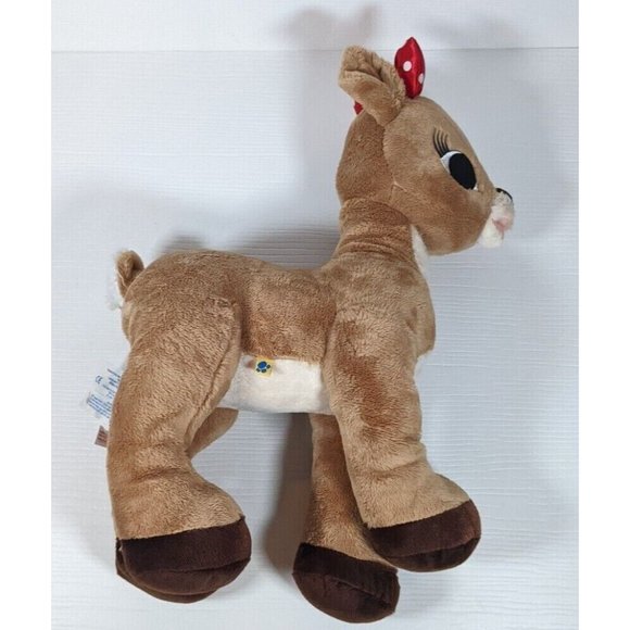 Build-A-Bear Clarice Girlfriend Rudolph Red Nose Reindeer Plush stuffed animal - Picture 4 of 7